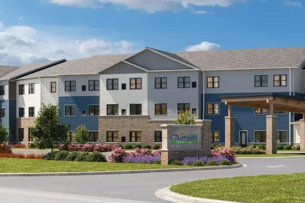 Rendering of The Courtyard at Loves Park