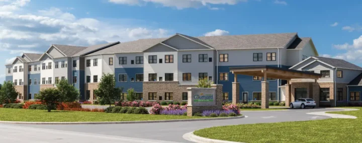 Rendering of The Courtyard at Loves Park